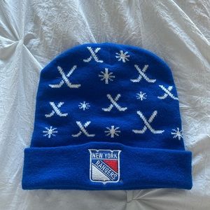 New York rangers hockey winter hat